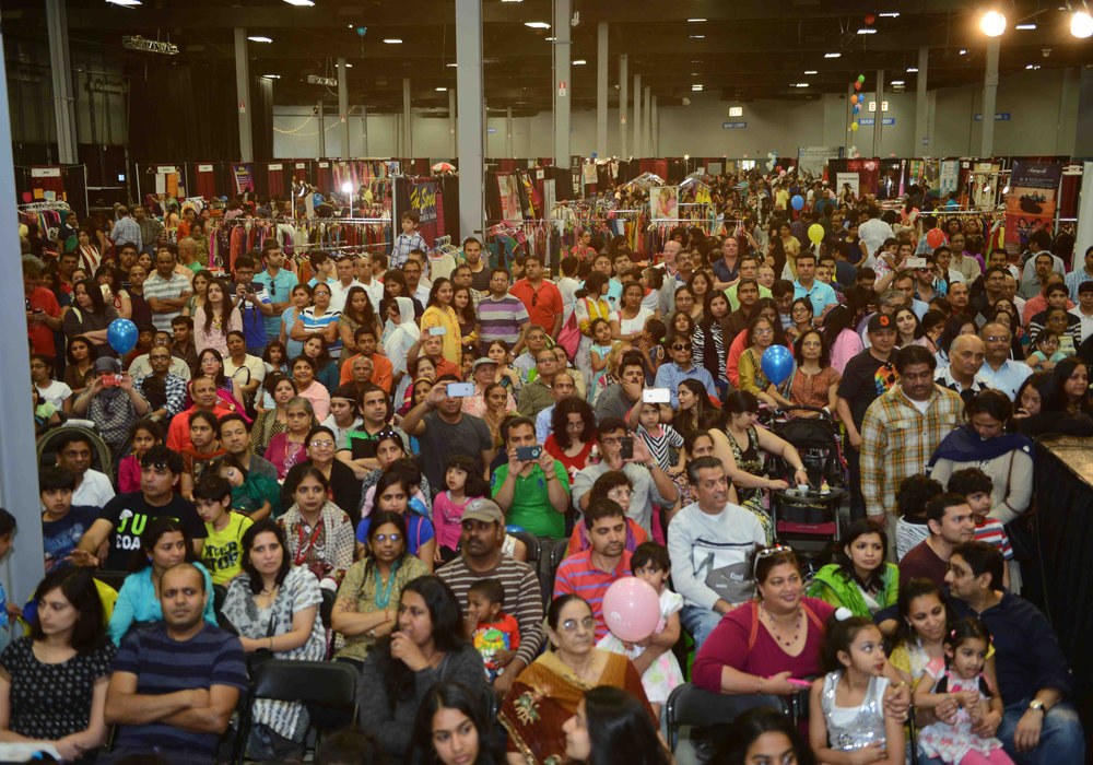 Audience at India Fair